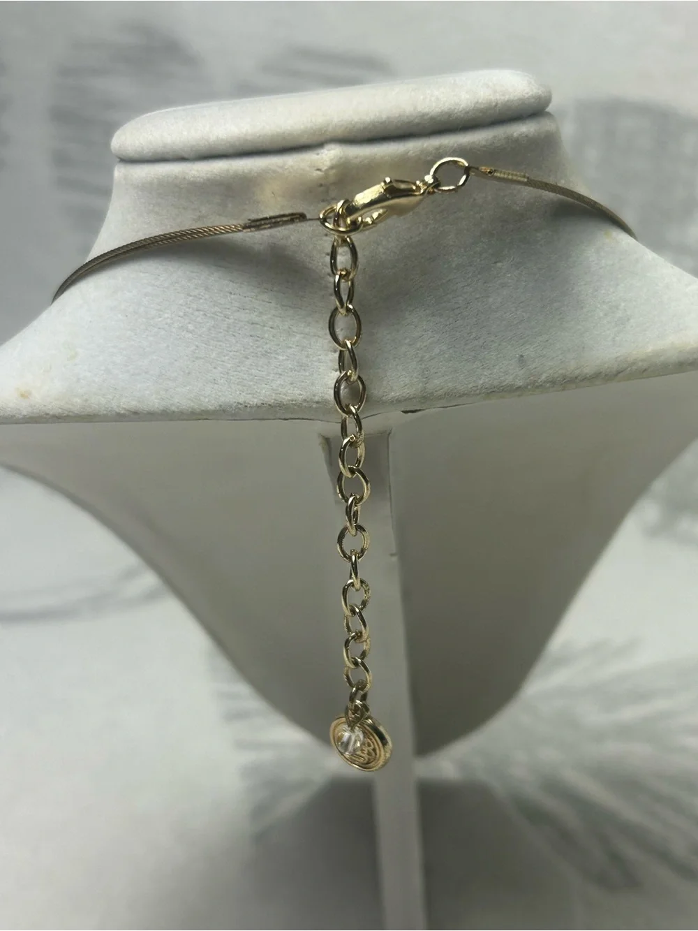 Green gold statement stone chunky necklace
